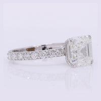 3.32 Carats Lab Grown Diamond 14K Gold Ring