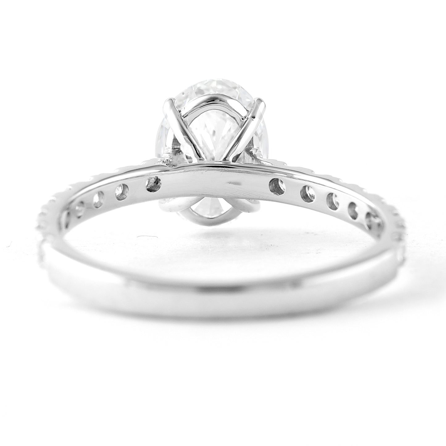 1.86 Carats Lab Grown Diamond 950 Platinum Ring