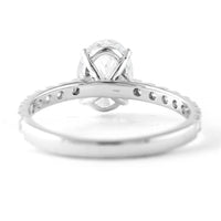1.86 Carats Lab Grown Diamond 950 Platinum Ring