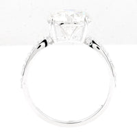 3.89 Carats Lab Grown Diamond 14K Gold Ring