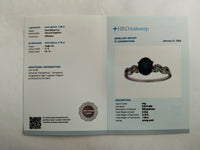 1.96 Ct Oval Mixed Cut Natural Sapphire 950 Platinum Ring