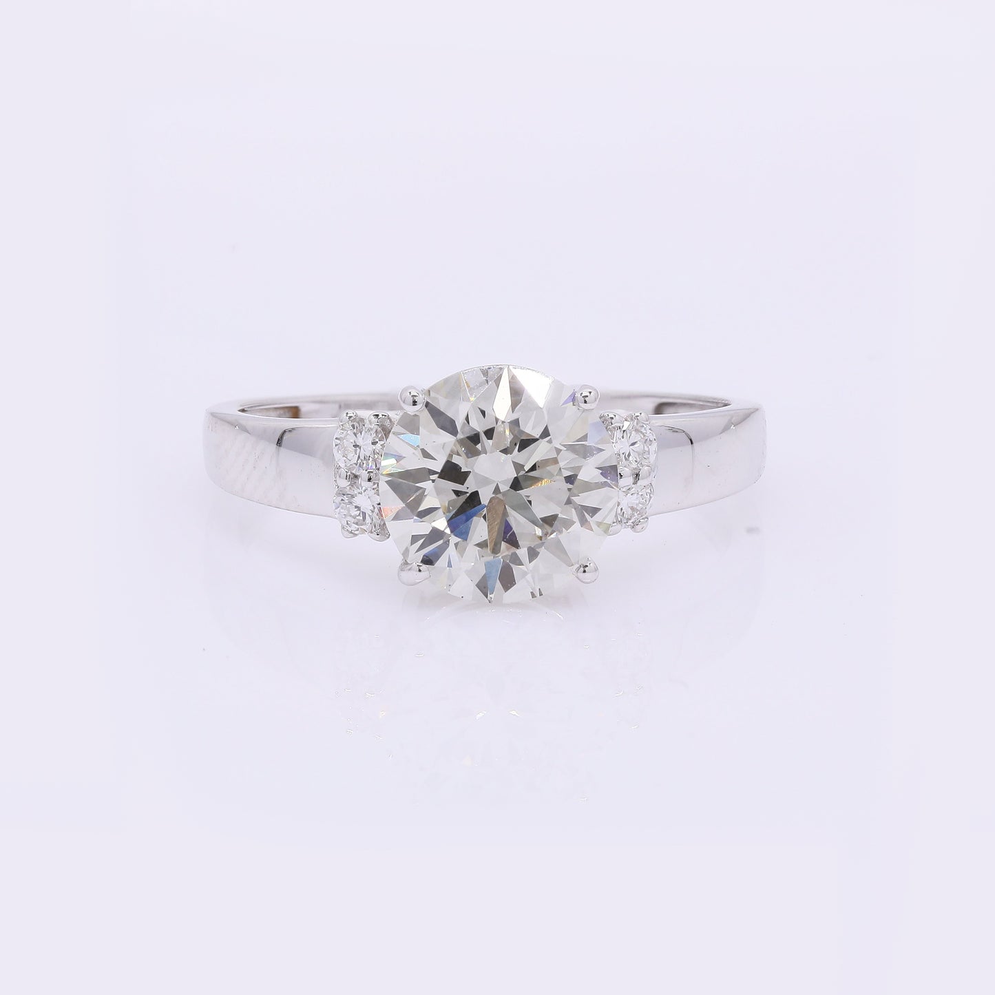 2.22 Carats Lab Grown Diamond 14K Gold Ring
