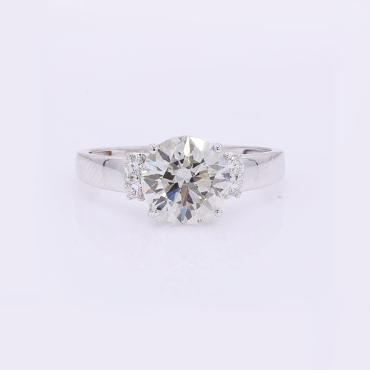 2.22 Carats Lab Grown Diamond 14K Gold Ring