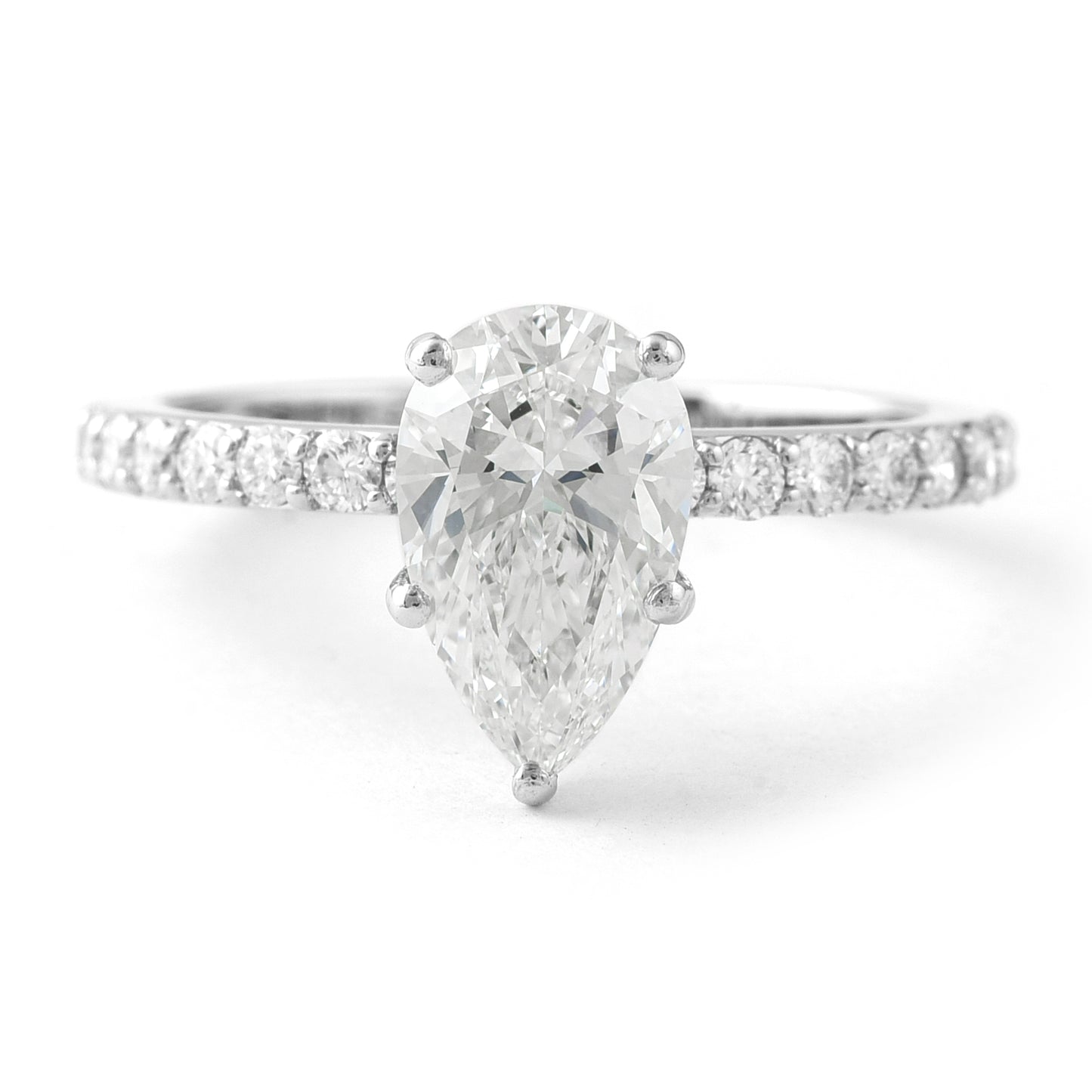2.02 Carats Lab Grown Diamond 950 Platinum Ring