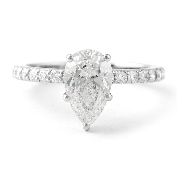 2.02 Carats Lab Grown Diamond 950 Platinum Ring