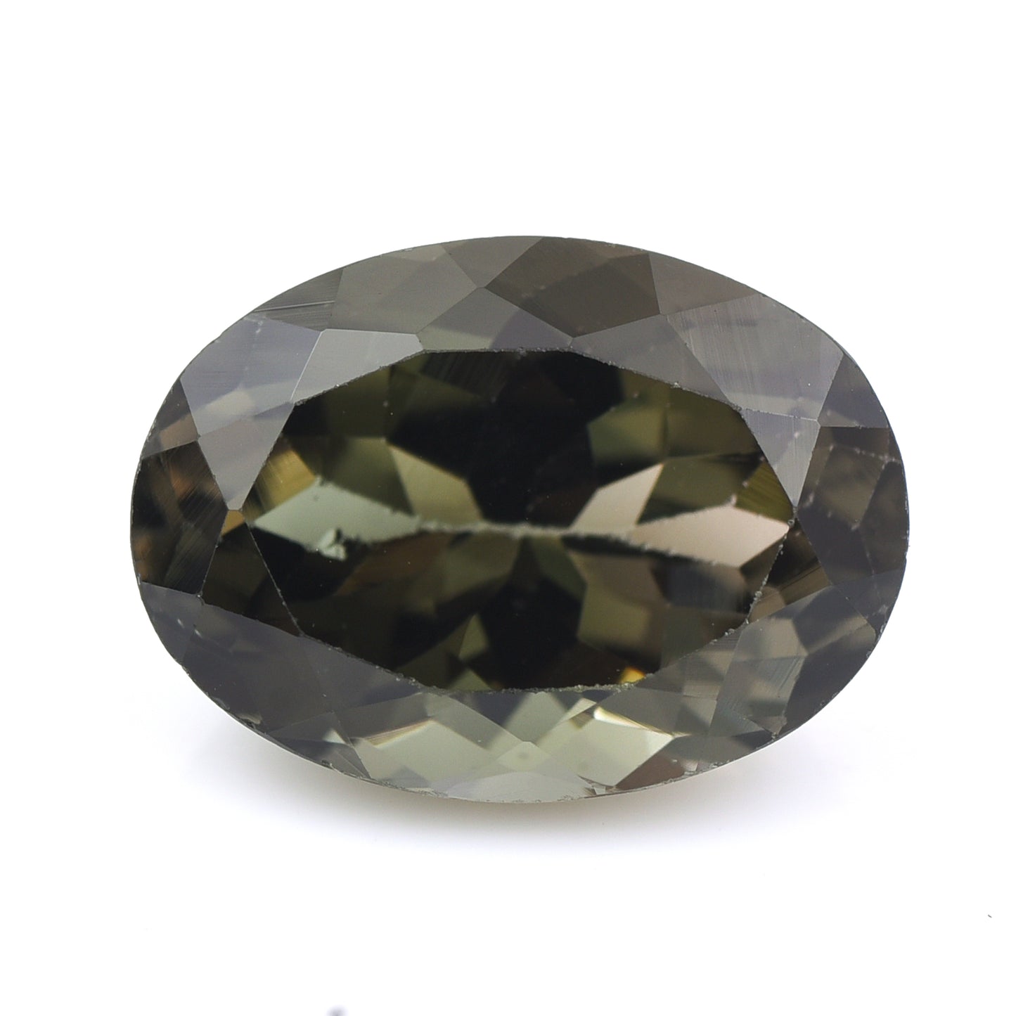 6.37 Natural Tourmaline Verdelite Oval Mixed Cut Gemstone