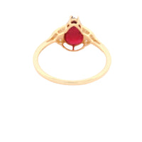 2.77 Ct Pear Tourmaline 14K Gold Ring