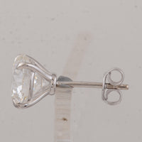 4.02 Carats Lab Grown Diamond 14K Gold Earrings