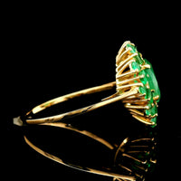 1.71 Ct Oval Emerald 14K Gold Ring