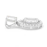 3.52 Carats Lab Grown Diamond 14K Gold Pendant
