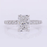 2.42 Carats Lab Grown Diamond 14K Gold Ring