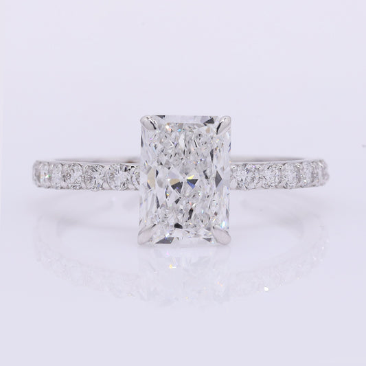 2.42 Carats Lab Grown Diamond 14K Gold Ring