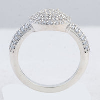 1.14 Ct Round Cubic Zirconia 925 Sterling Silver Ring