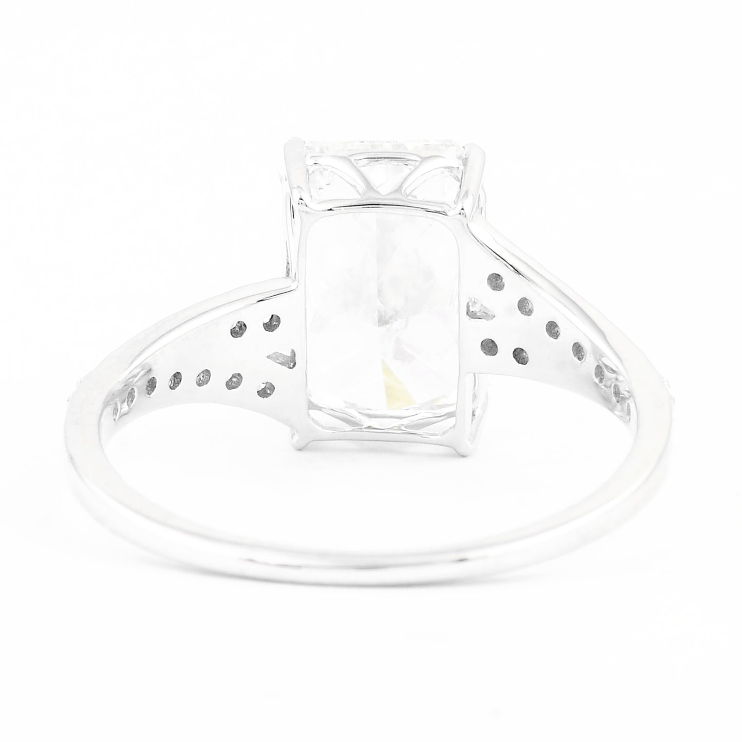 3.05 Carats Lab Grown Diamond 14K Gold Ring