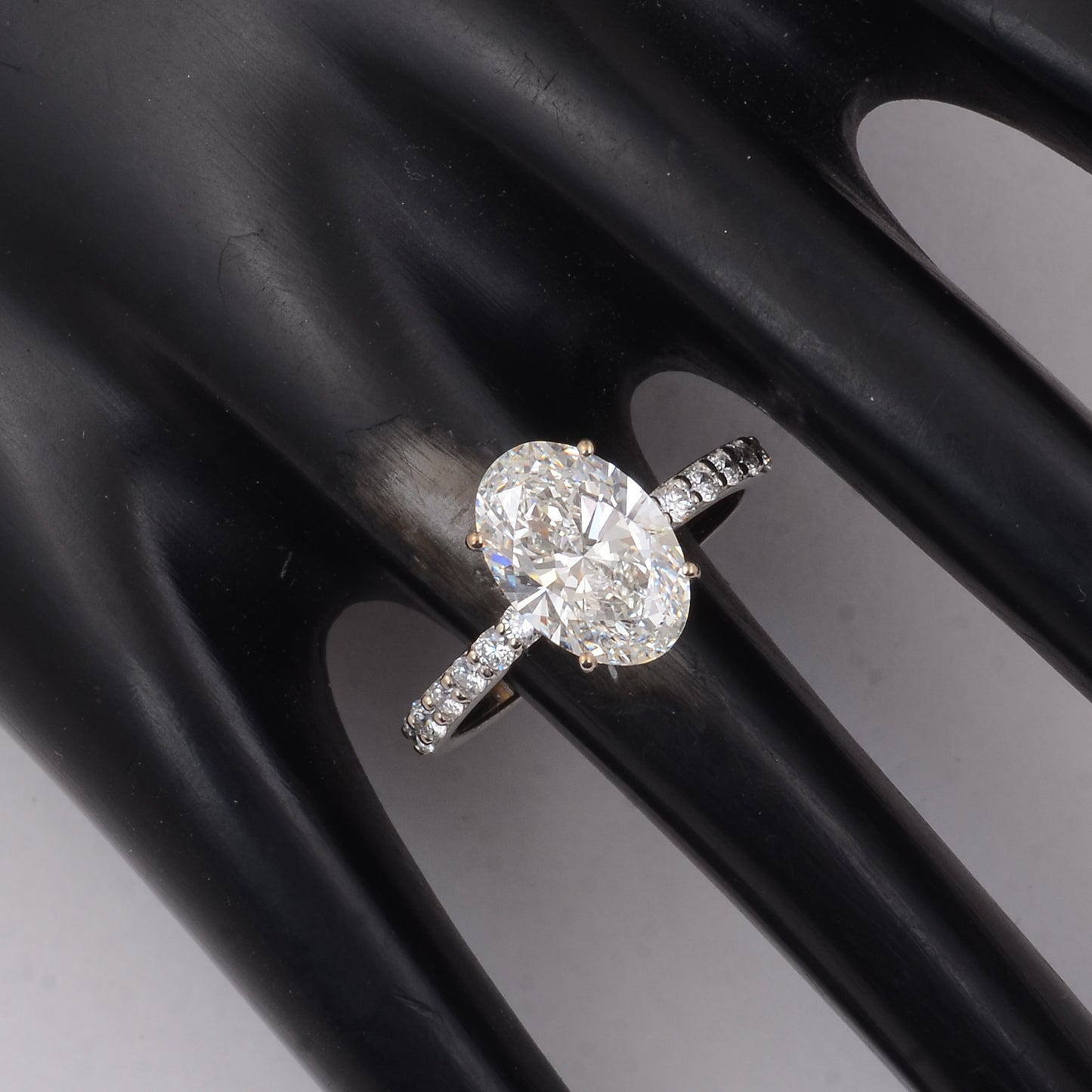 2.84 Carats Lab Grown Diamond 14K Gold Ring
