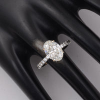 2.84 Carats Lab Grown Diamond 14K Gold Ring