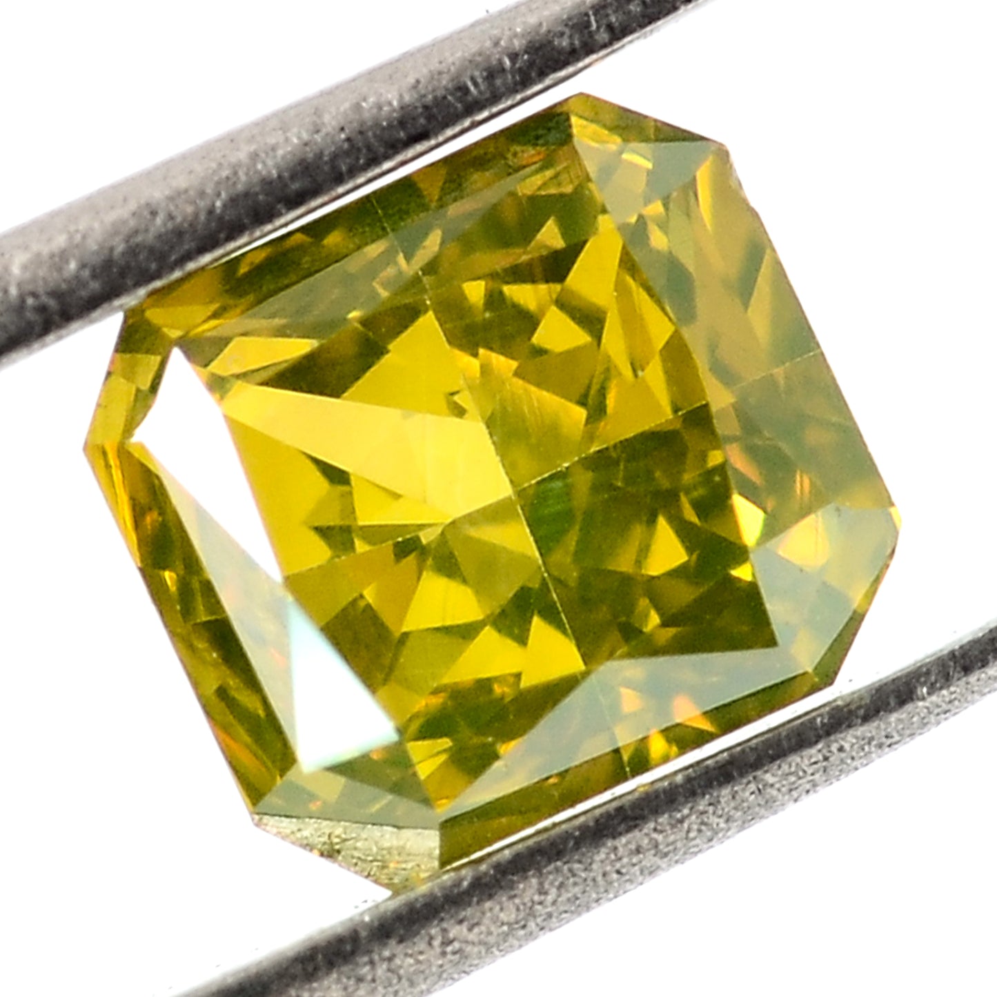 0.35 Carat Yellow Diamond Octagon Loose Gemstone