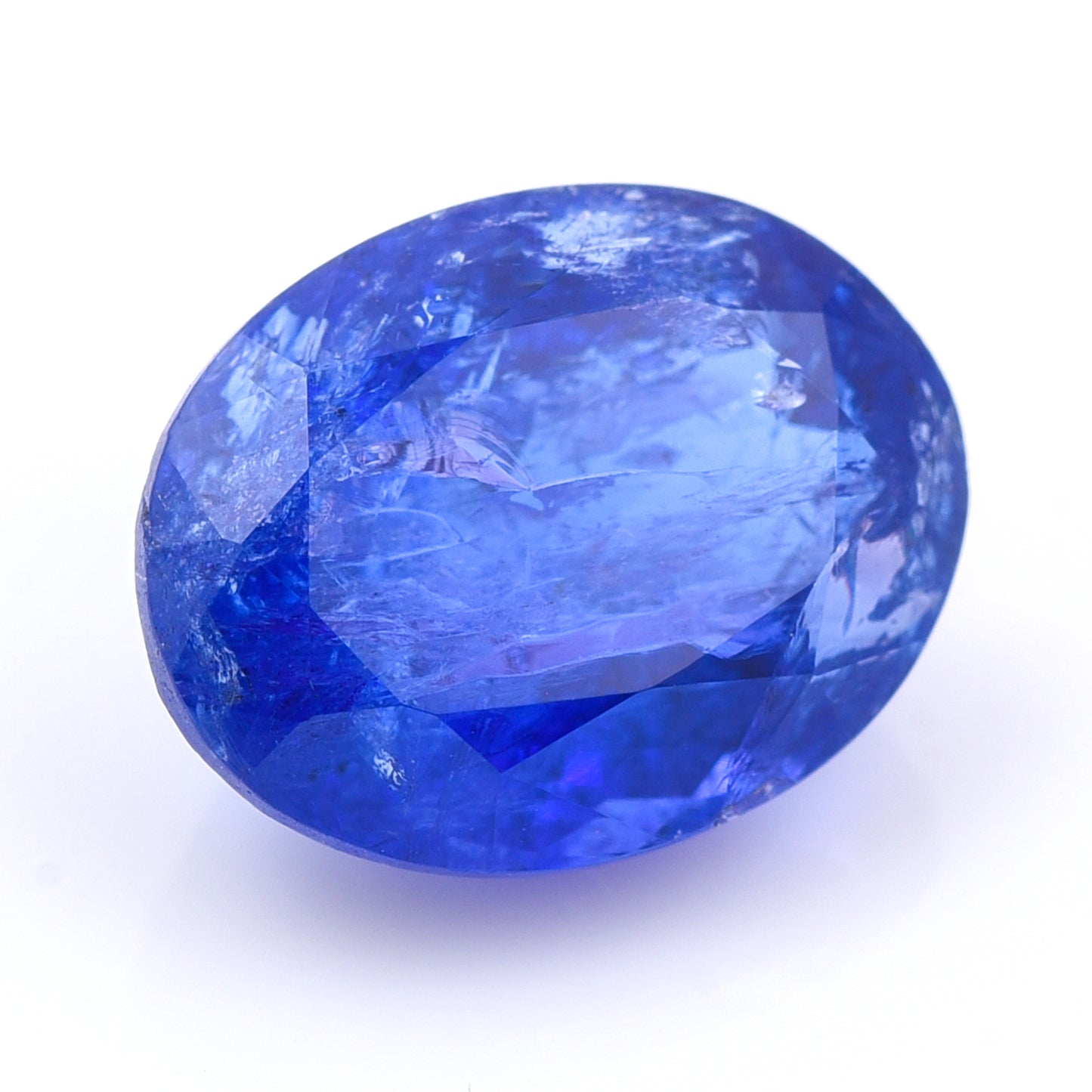 5.74 Natural Zoisite Tanzanite Oval Mixed Cut Gemstone