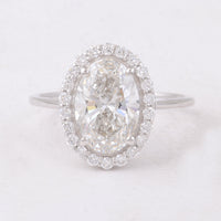 2.72 Carats Lab Grown Diamond 14K Gold Ring