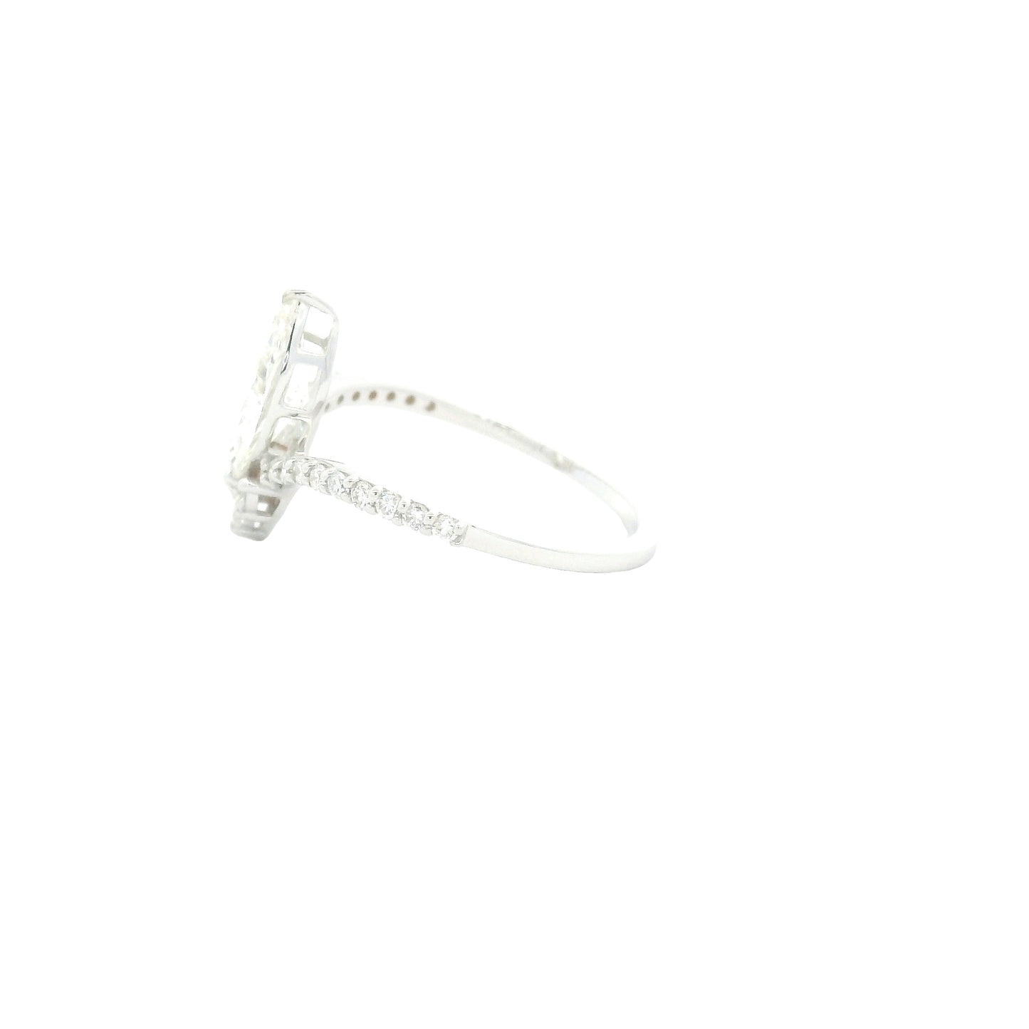 1.30 Carats Lab Grown Diamond 14K Gold Ring