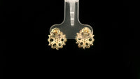2.33 Ct Oval Tourmaline 14K Gold Earrings