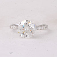 3.33 Carats Lab Grown Diamond 14K Gold Ring