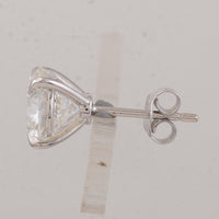 4.06 Carats Lab Grown Diamond 14K Gold Earrings