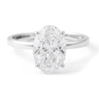 3.01 Carats Lab Grown Diamond 14K Gold Ring