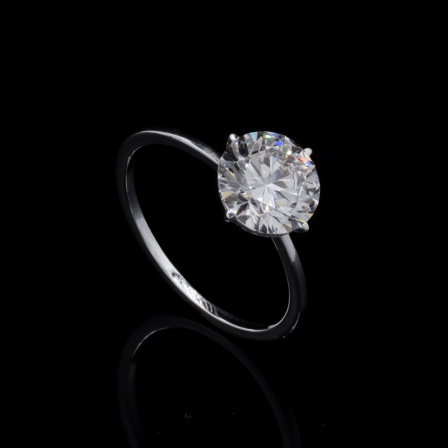2.04 Carats Lab Grown Diamond 14K Gold Ring