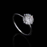 2.04 Carats Lab Grown Diamond 14K Gold Ring
