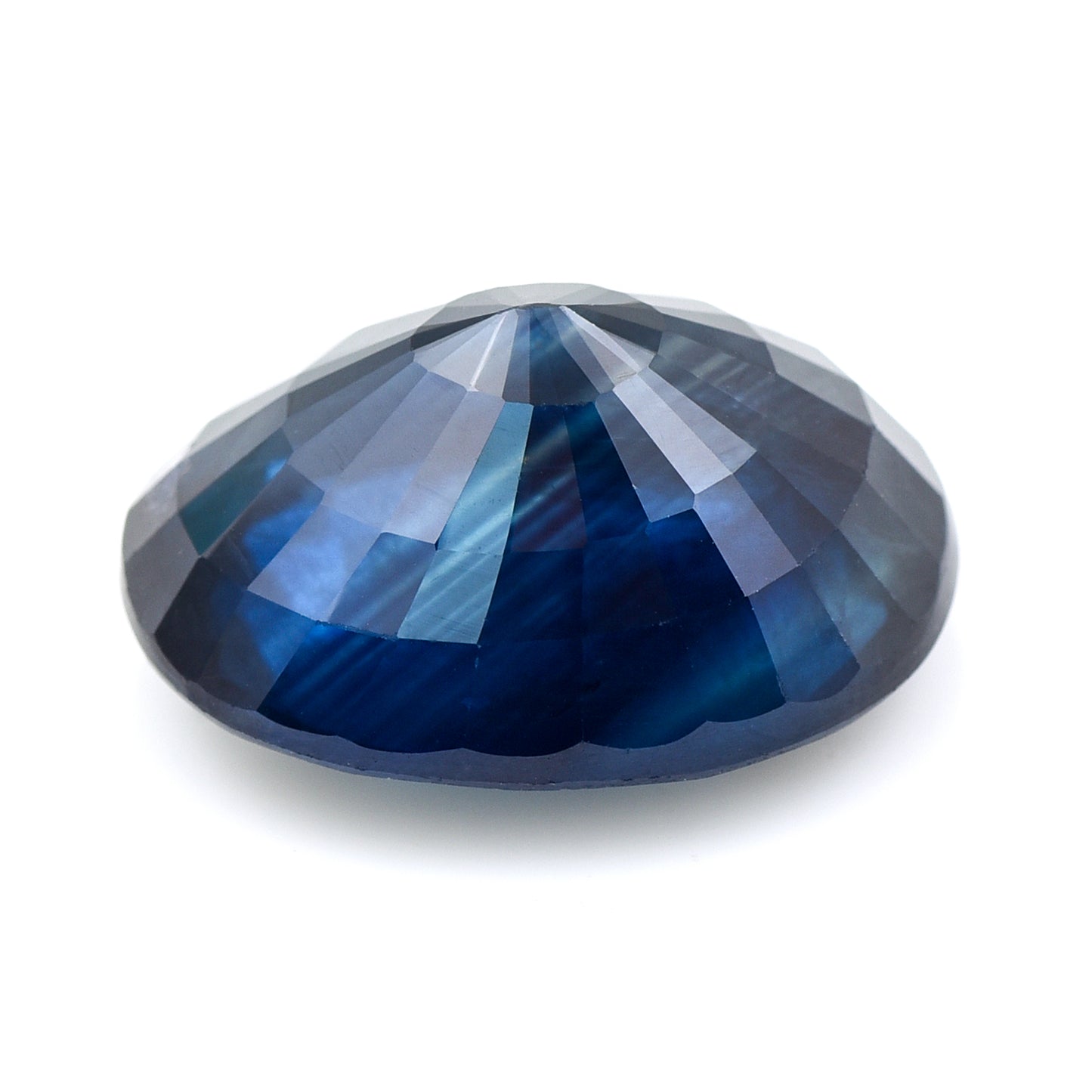 16.12 Natural Corundum Sapphire Oval Mixed Cut Gemstone