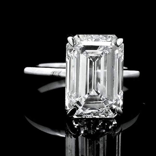 5.06 Carats Lab Grown Diamond 14K Gold Ring