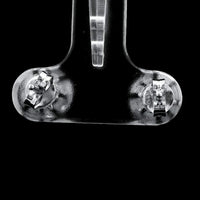 4.12 Carats Lab Grown Diamond 14K Gold Earrings