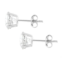 3.16 Carats Lab Grown Diamond 14K Gold Earrings