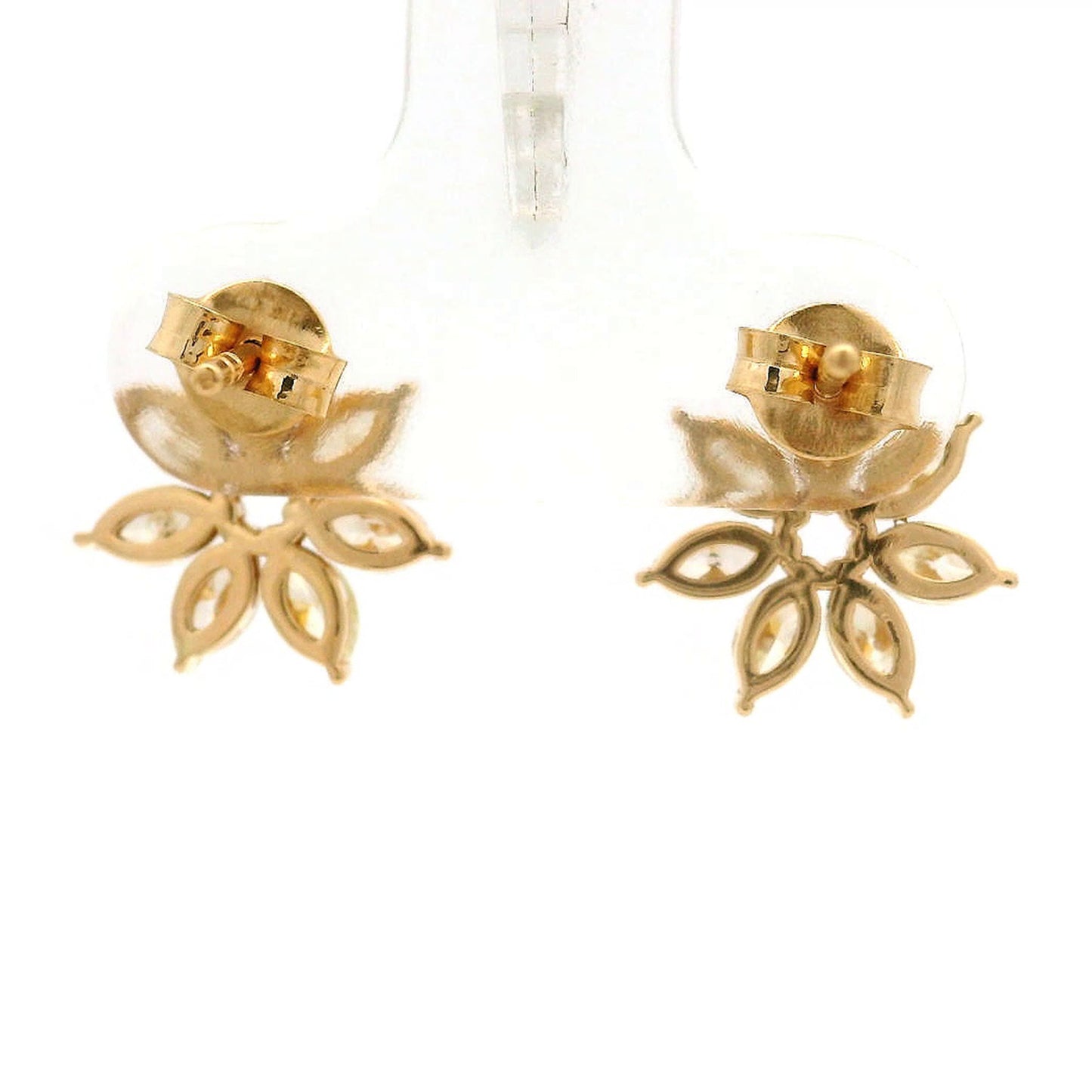 1.34 Ct Marquise Diamond 14K Gold Earrings