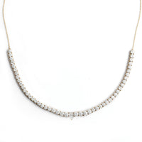 5.99 Carats Lab Grown Diamond 14K Gold Necklace