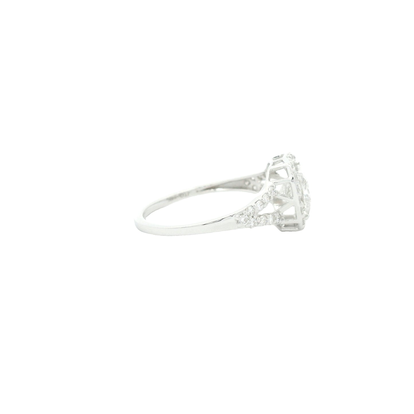 1.45 Carats Lab Grown Diamond 14K Gold Ring