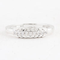 0.31 Ct Round Cubic Zirconia 925 Sterling Silver Ring