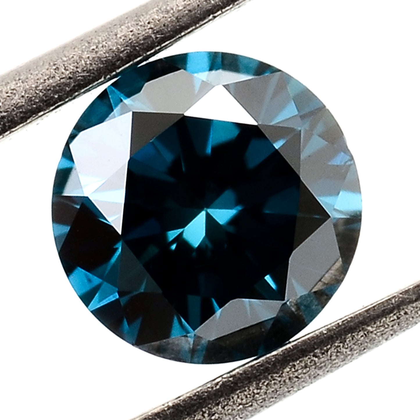 0.72 Blue Diamond Round Loose Gemstone