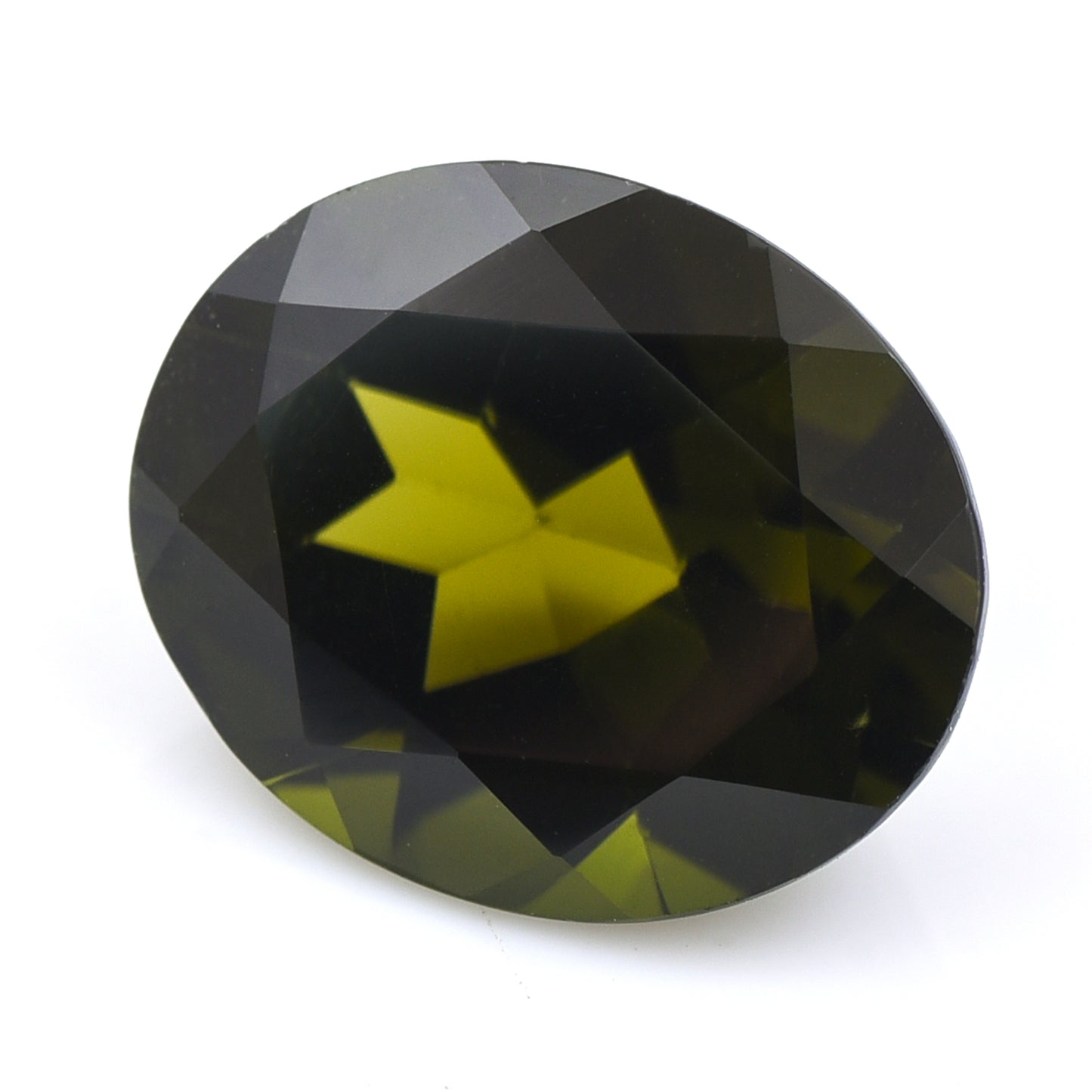 4.41 Natural Diopside Oval Mixed Cut Gemstone
