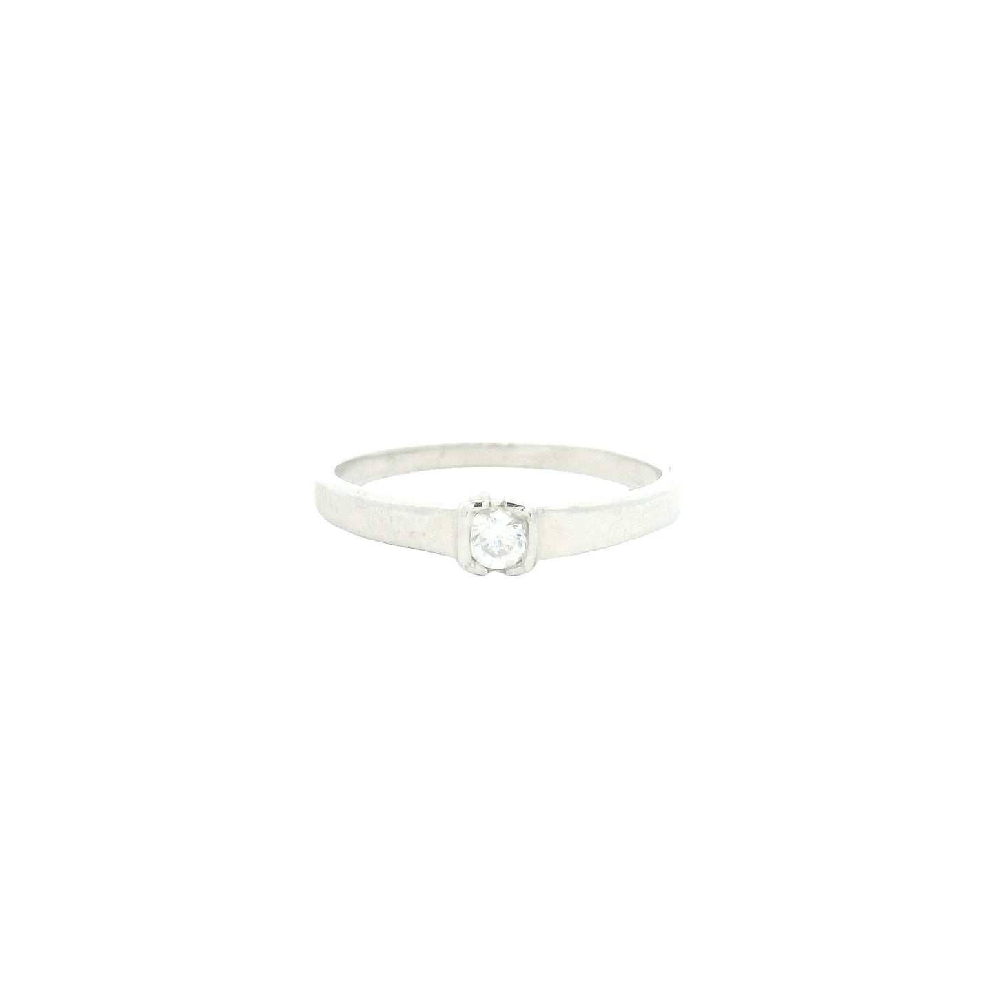 0.70 Ct Cubic Zirconia 925 Sterling Silver Ring