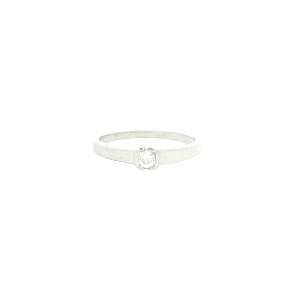 0.70 Ct Cubic Zirconia 925 Sterling Silver Ring