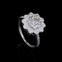 2.57 Carats Lab Grown Diamond 14K Gold Ring