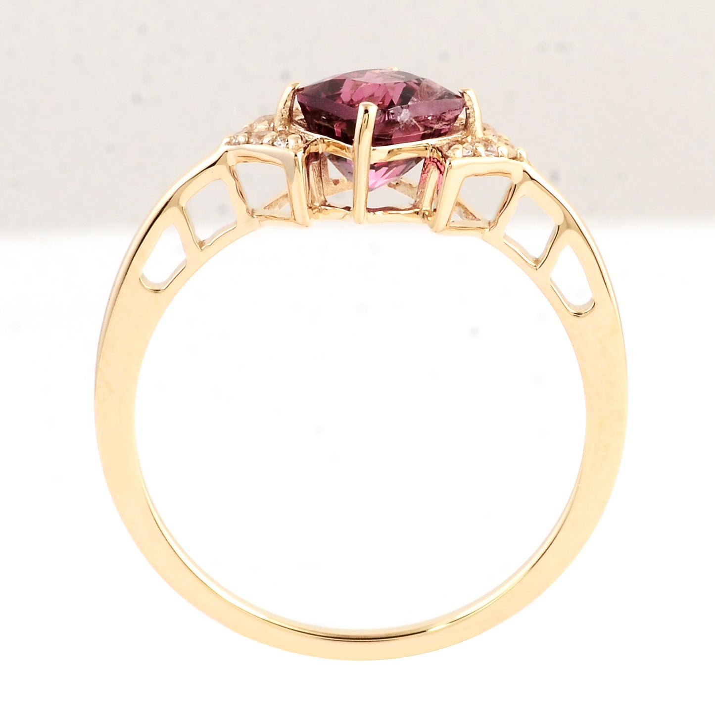 1.27 Ct Square Spinel 14K Gold Ring