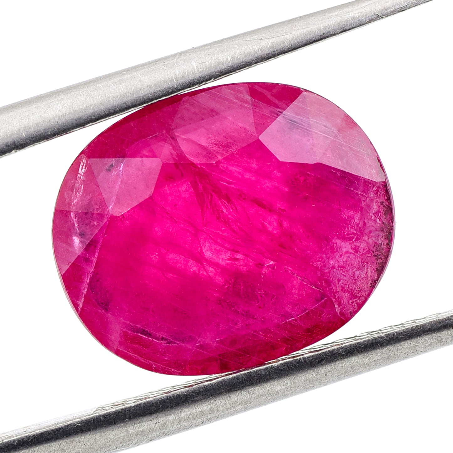 4.41 Natural Corundum Ruby Oval Mixed Cut Gemstone