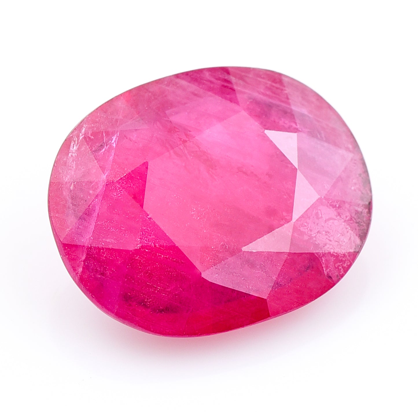 4.41 Natural Corundum Ruby Oval Mixed Cut Gemstone