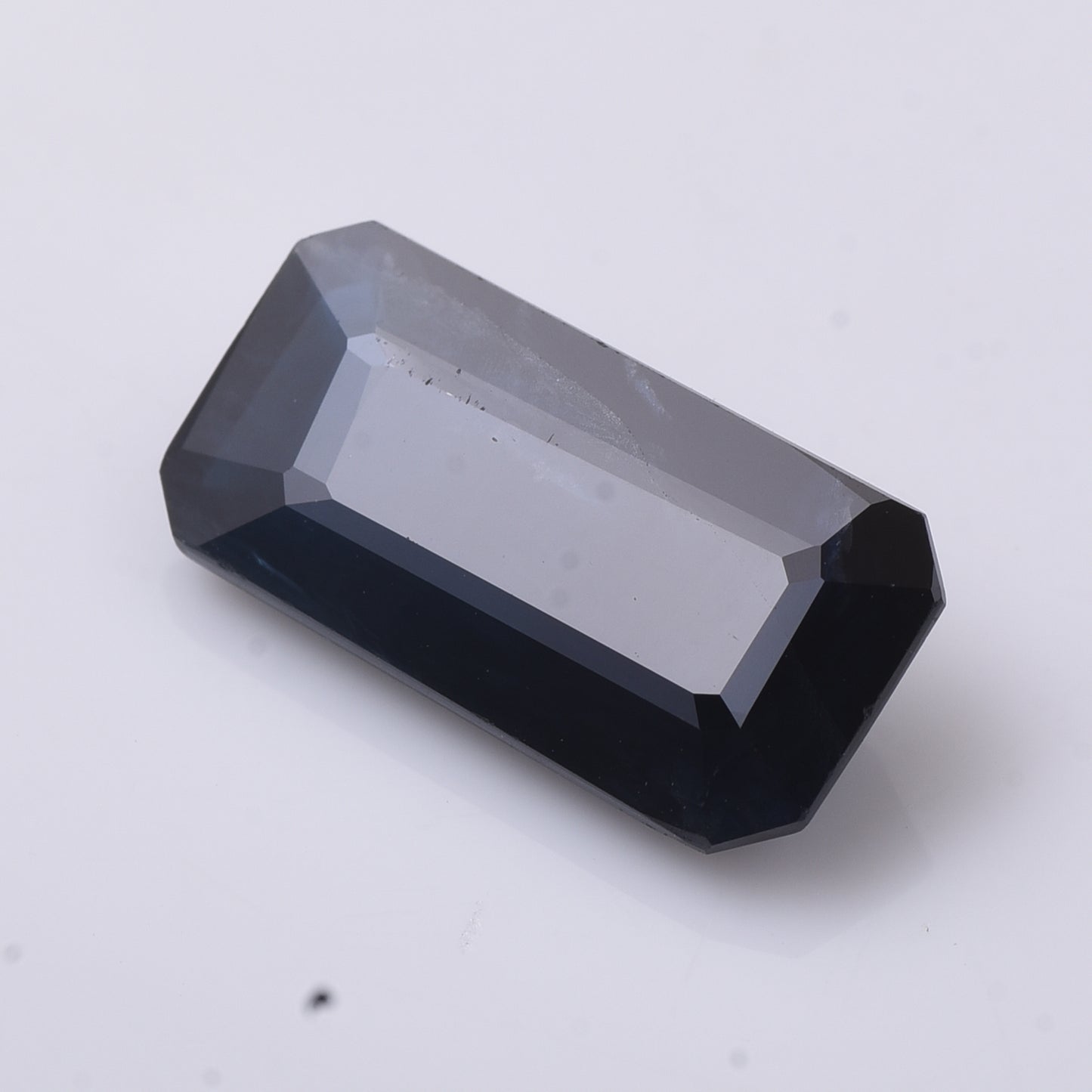 7.19 Natural Corundum Sapphire Emerald Cut Gemstone
