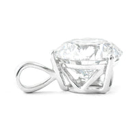3.08 Carats Lab Grown Diamond 14K Gold Pendant