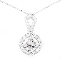 1.52 Carats Lab Grown Diamond 14K Gold Pendant