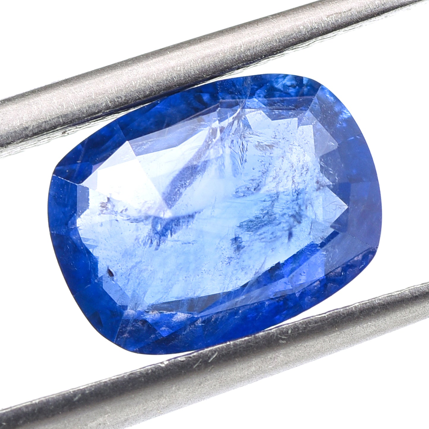 3.11 Natural Corundum Sapphire Rectangular Cushion Mixed Cut Gemstone